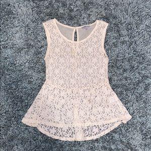Charlotte Russe Lace Dress Top